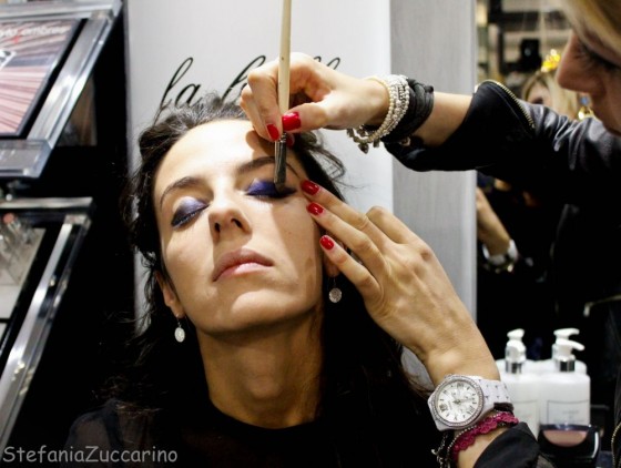 Make-up occhi Chanel blue rhythm